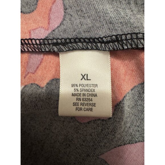 Roz & Ali Vibrant Floral Print Scoop Neck Shift Dress Size XL All-Season Office - Picture 6 of 7